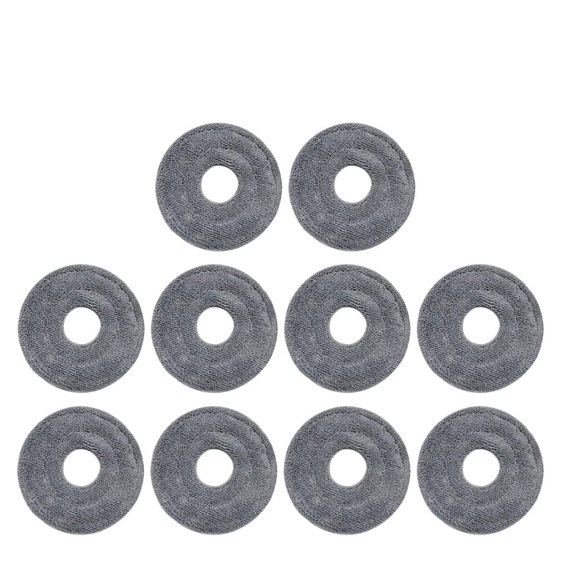 NUCBCULWP Compatible For Roborock，Compatible For Qrevo Master/Slim /V20 / P10S Pro Robot Vacuum Cleaner Parts Rag Mop Pads Accessories(B-10PCS)
