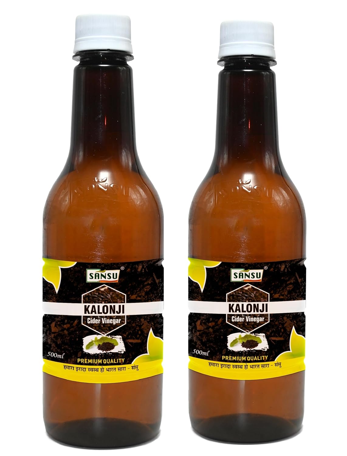 Sansu Organic Kalonji Cider Vinegar -500ml | kalonji ka Sirka | Good ...