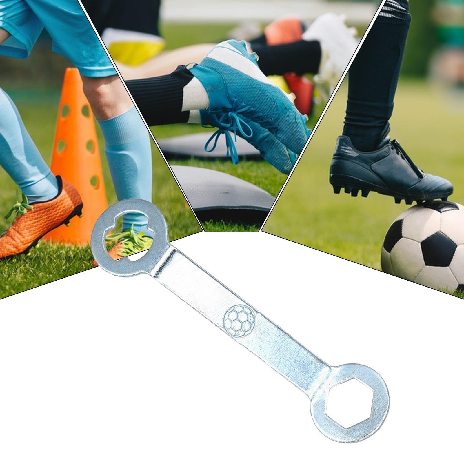 Tacchetti da calcio, punte da pista - Tacchetti da calcio chiodati avvitati sui tacchetti - Sostituzione dei tacchetti per scarpe da calcio, tacchetti da calcio in metallo, tacchetti da atletica legge