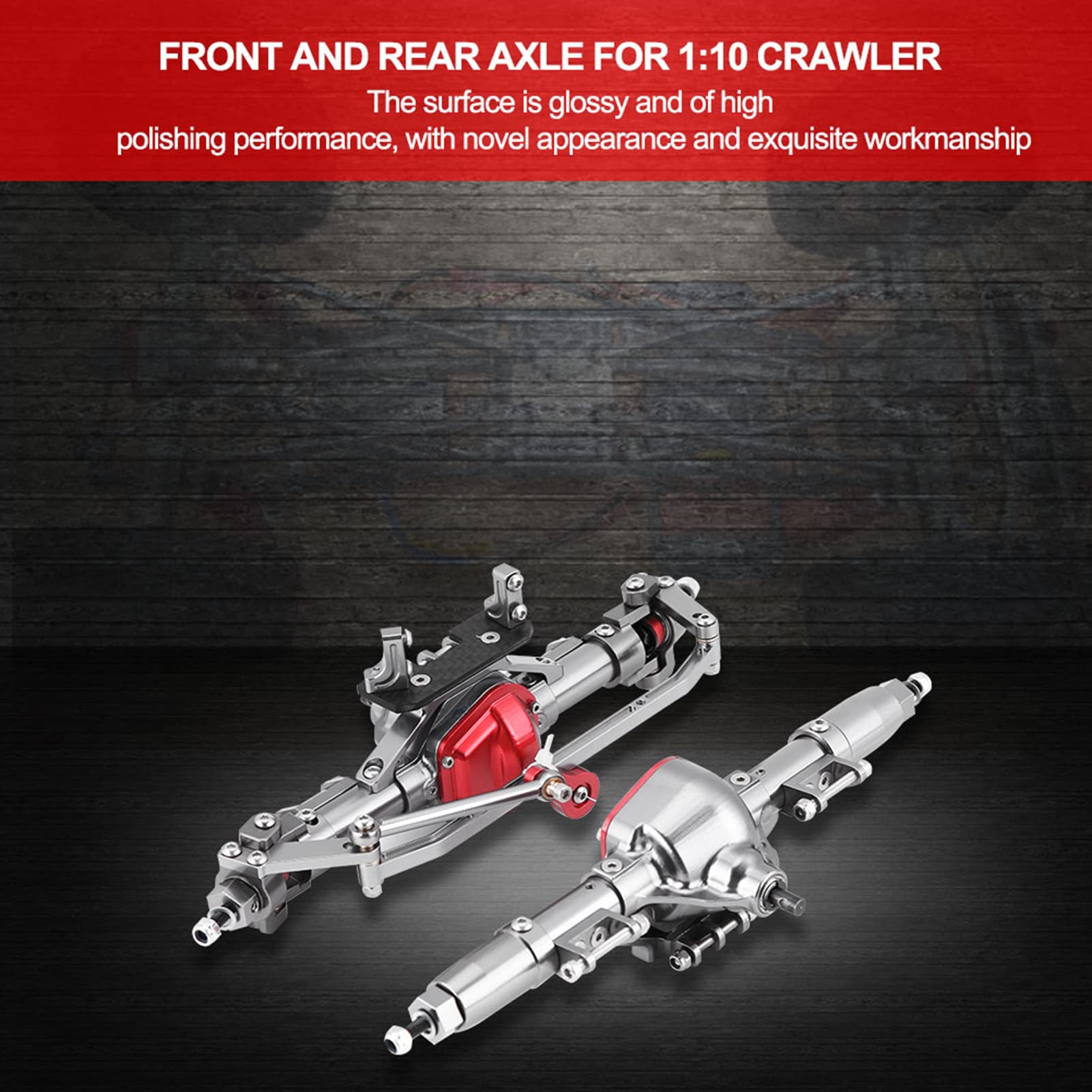 Asse Posteriore Completo Lega CNC Asse Anteriore Con Blocco 4 WD - Foto 7