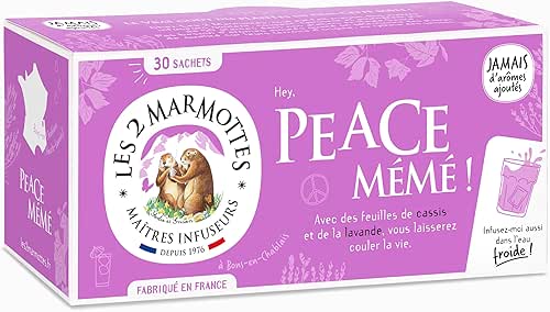 Les 2 Marmottes - Infusion Peace Mémé 30 sachets -