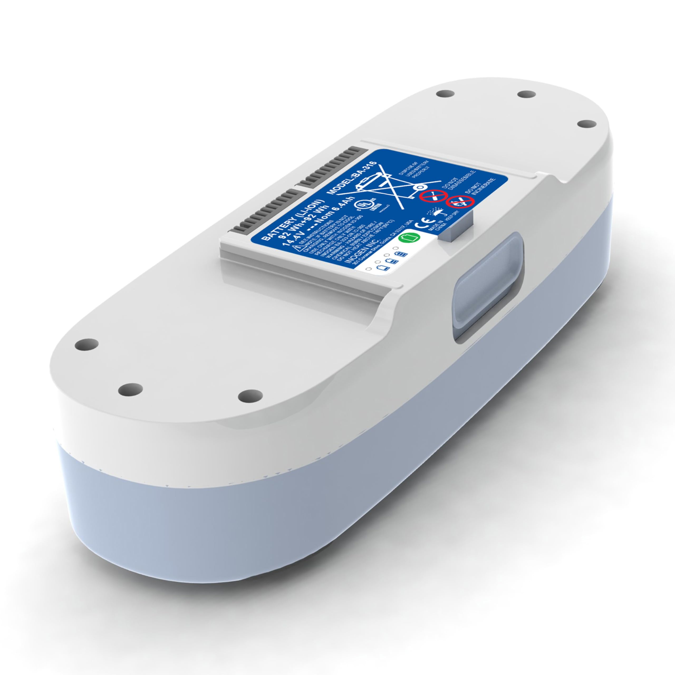 Inogen One G3 Extended (16-Cell) Battery - Portable Replacement Battery - for The One G3-2.3 lb. and 8.75 x 3.0 x 1.98 in.