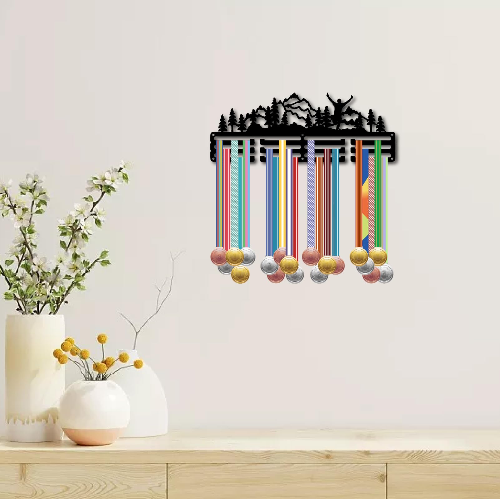 Sports Awards Hanger Triathlon Medal Display Holder - Swim Bike Run ...