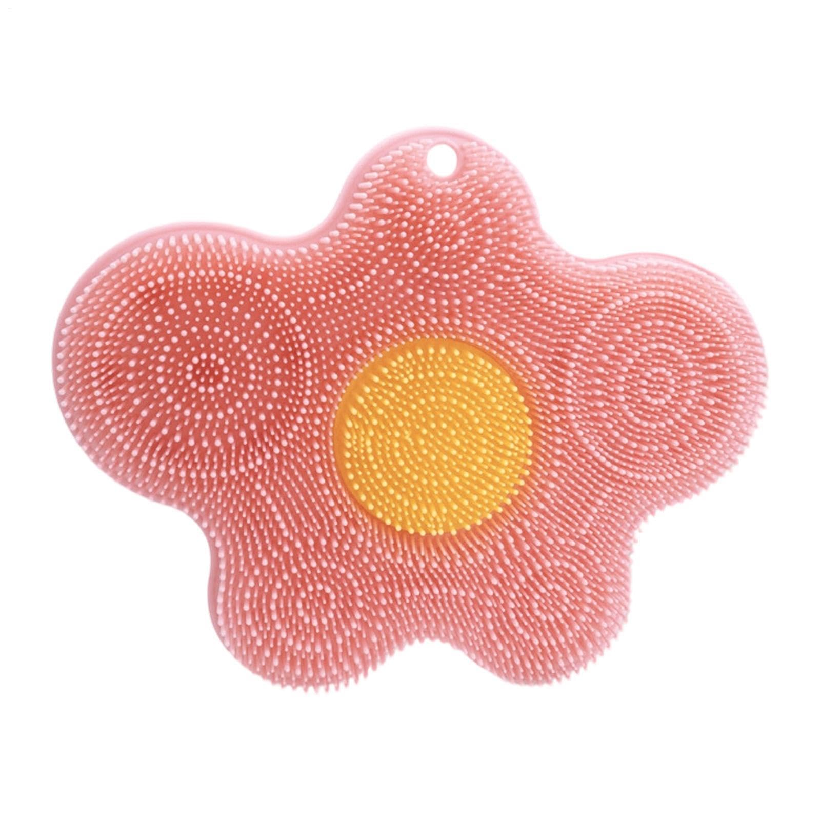Scrubber Da Bagno In Silicone - Tappetino Per La Pulizia Dei Piedi Antiscivolo, Retro A | Strumento Per L'igiene Della Doccia Per Il Pavimento Del Bagno, La Parete, Le Donne, Il Relax Della Sp