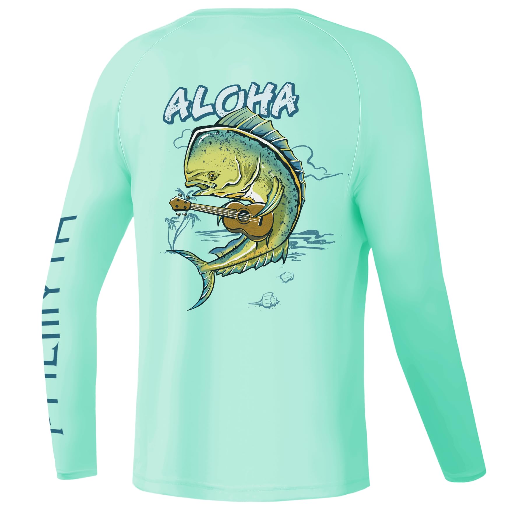 Palmyth Boys Fishing Shirt Youth Long Sleeve T-Shirt Sun Protection UPF 50+ Quick Dry