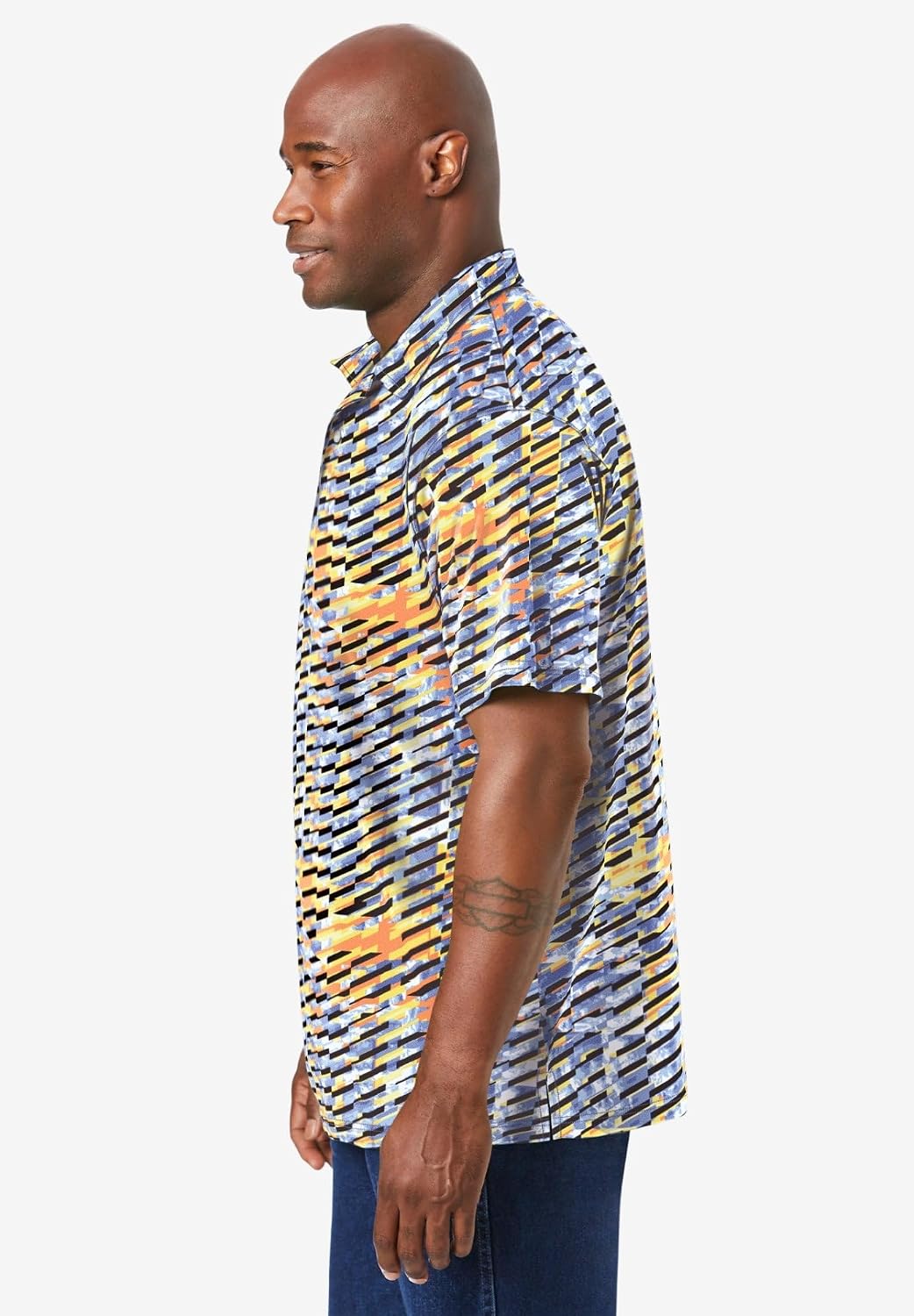 KingSize Men's Big & Tall No Sweat Polo