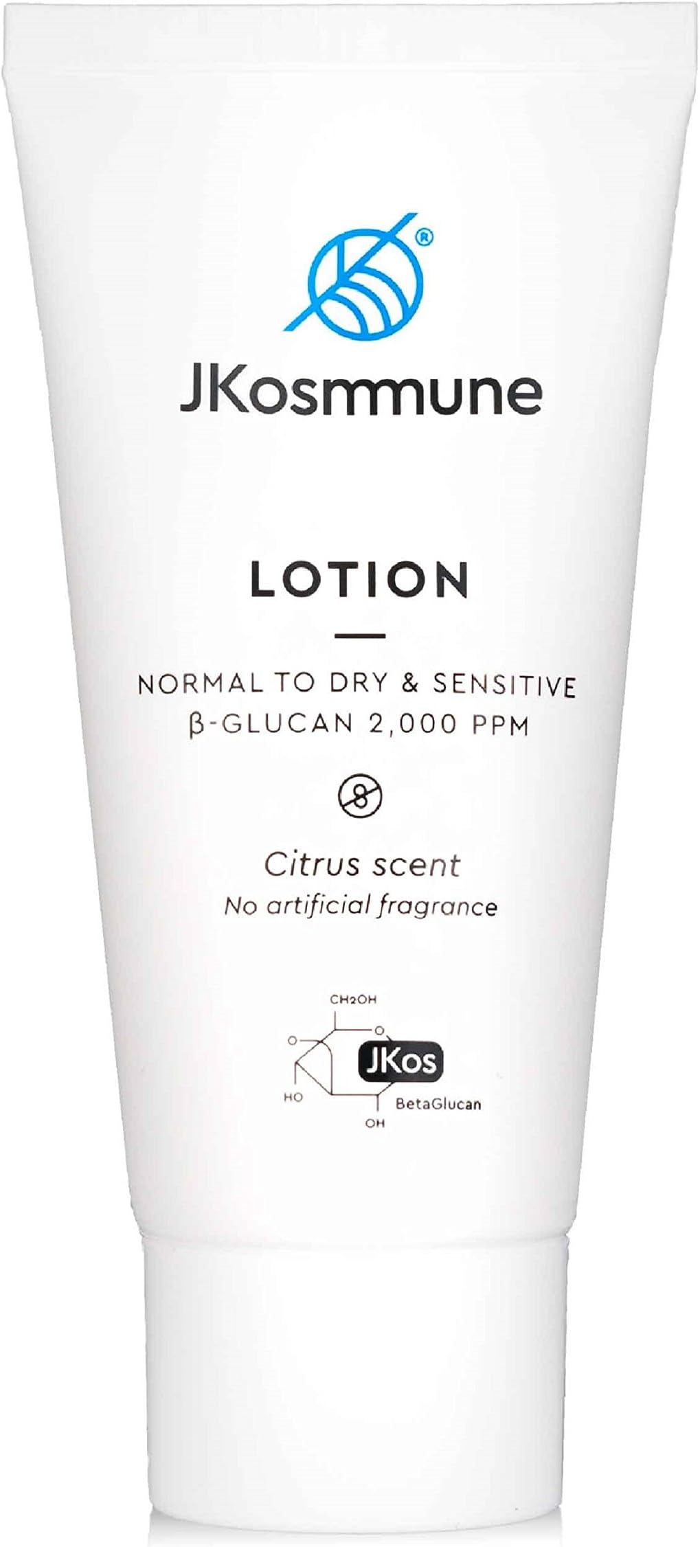 Beta Glucan Lotion (Normal to Dry & Sensitive Skin) Hydrating Korean Skincare for Dry Skin on Face or Body, Natural Ingredients, Long-Lasting Moisturizer, Boosts Collagen and Firms Skin