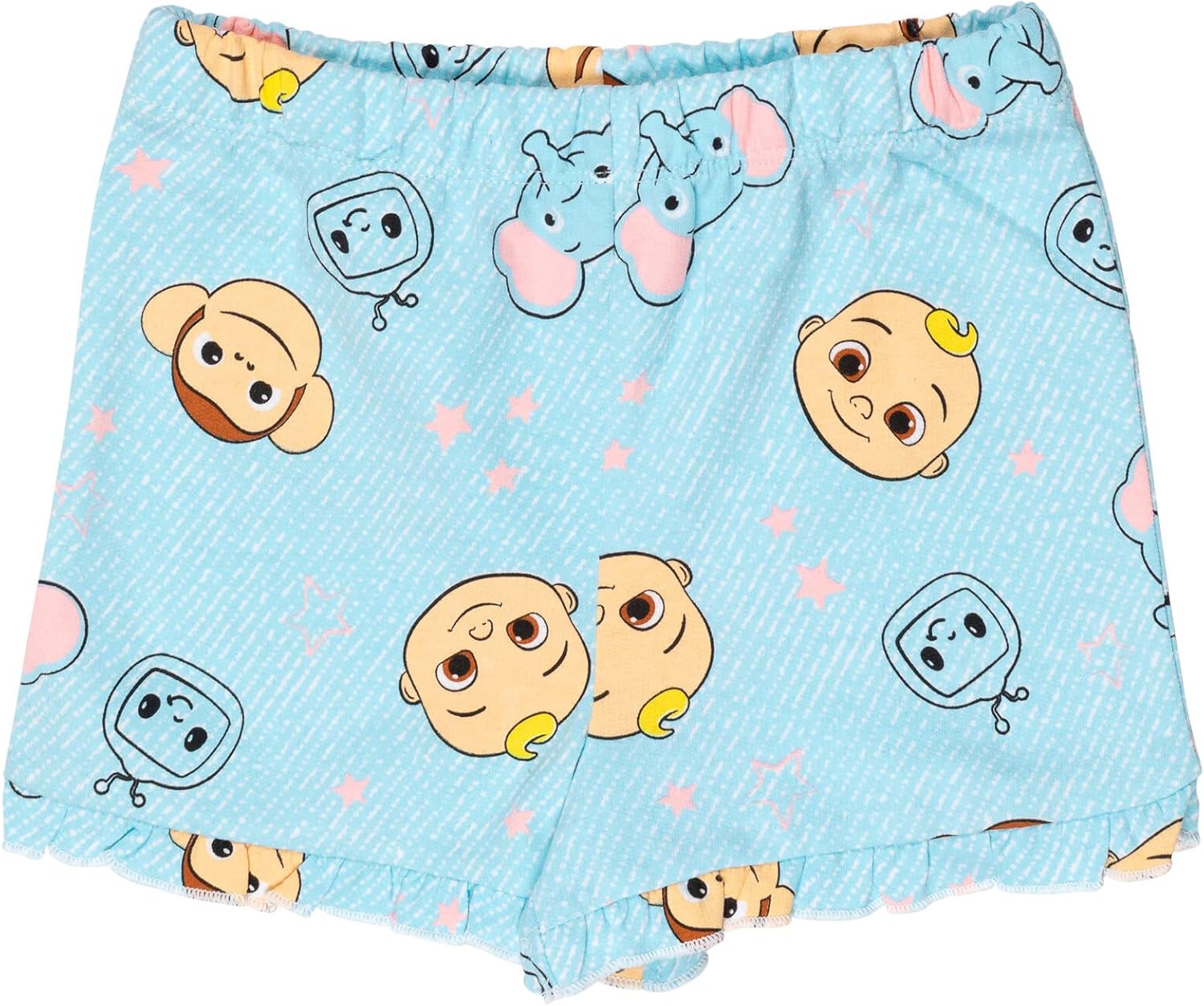 Vista 4 de CoComelon JJ - Conjunto de camiseta y pantalones cortos