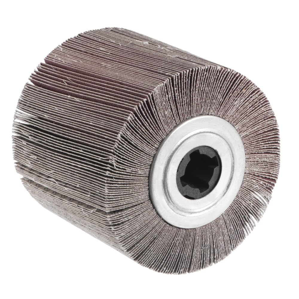 2 sztuki ściernych ściernic listkowych o średnicy 120 mm do polerowania i szlifowania – do stali nierdzewnej, aluminium, drewna i metalu(320grit)