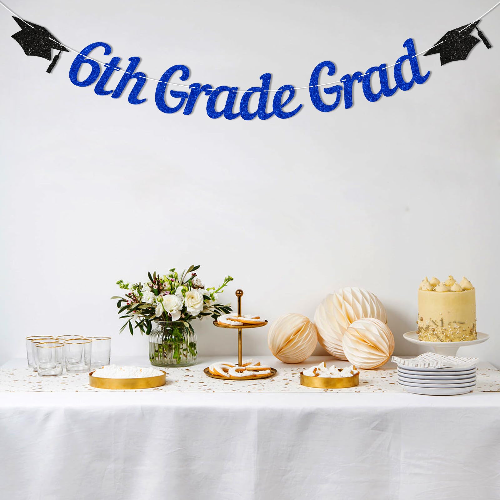 Zatain Peace Out 6th Grade Banner - Graduation Party Decorations For Middle School