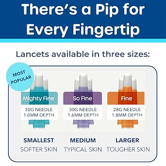 Pip All-in-One Safety Lancets 30G-1.6mm - Sensitive Fingerstick Testing