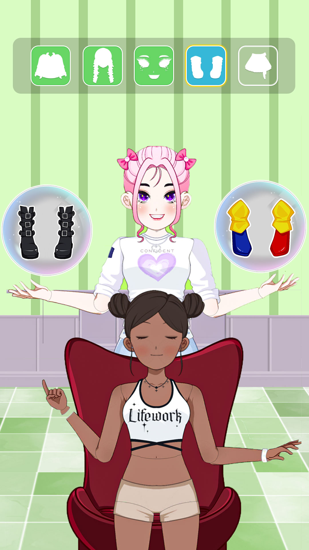 left or right fashion dress Left or Right Fashion Dress Up: Build Queen Magic Makeover Challenge -  Woman Fashions Battle Stylist Dressup Game