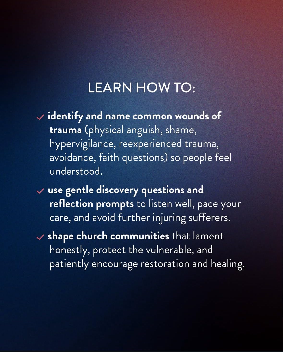 When It's Trauma: A Biblical Guide to Understanding Trauma and Walking Faithfully with Sufferers - Image 6