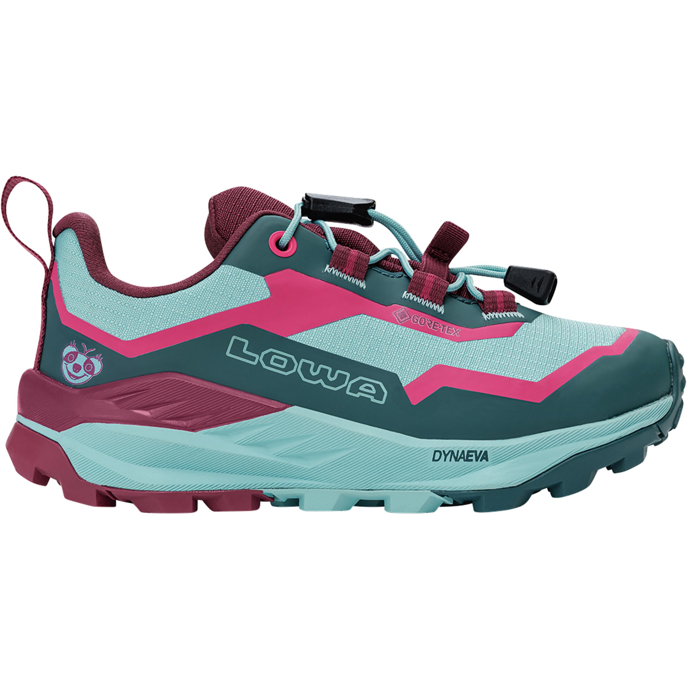 LOWA Female Kinderschuh zum Schlupfen Fauli GTX Lo Jr Petrol