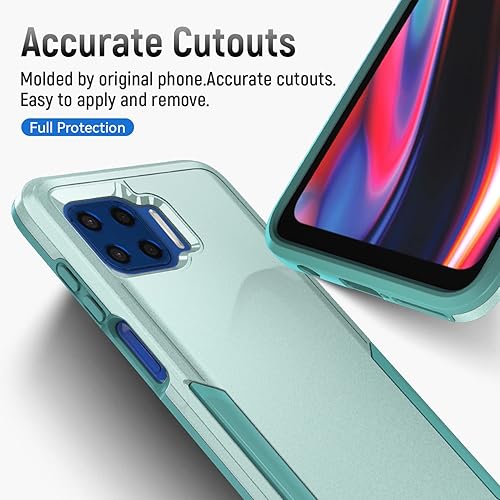 Miniatura 6 de Asuwish Funda protectora para Moto One 5GOne5G UWMoto G G5 Plus con protector de pantalla de vidrio templado y delgada híbrida de cuerpo completo,