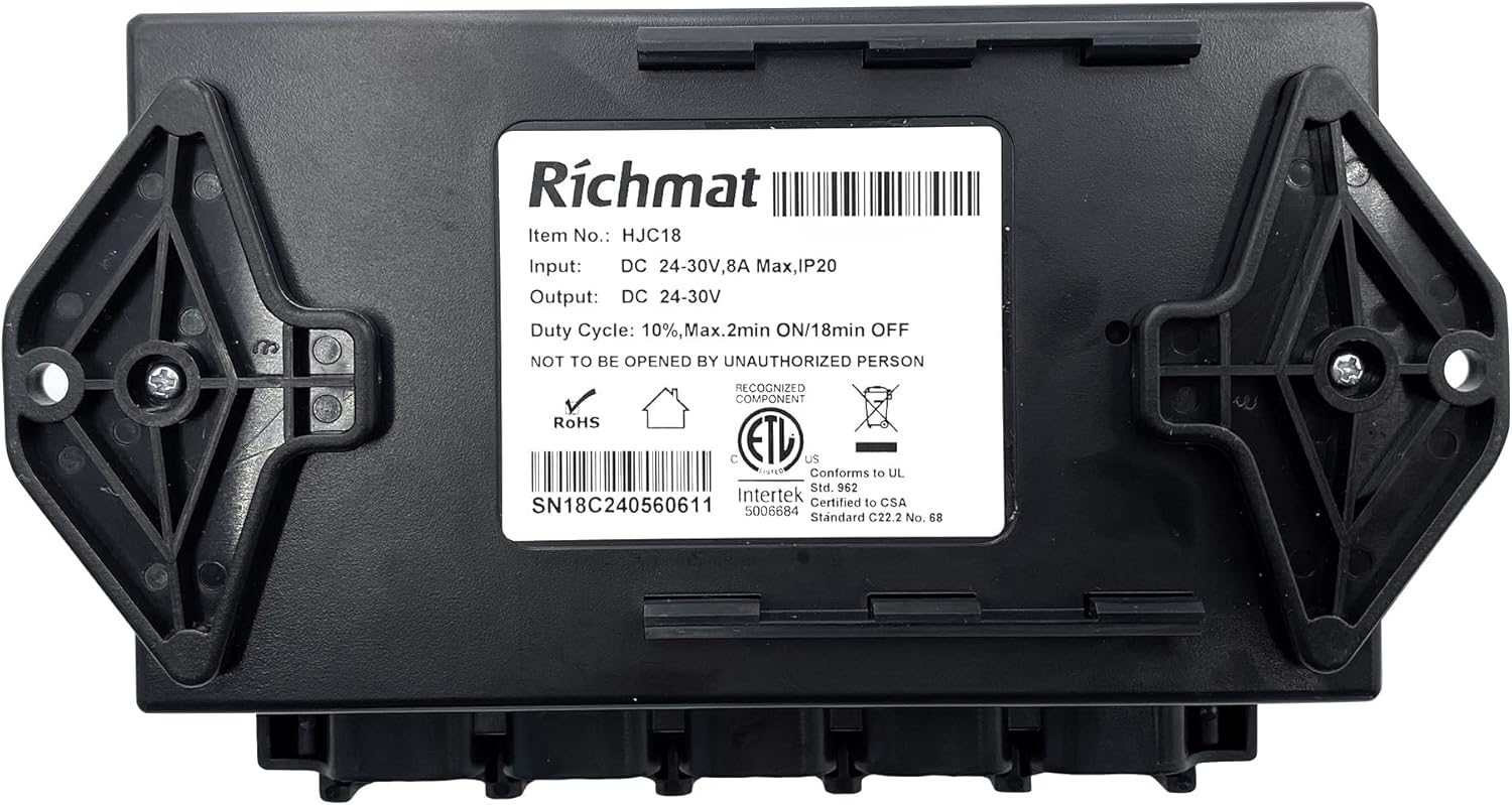 Uetmulik Adjustable Bed Richmat Non-Universal Wireless HJH55 Remote and HJC18 Control Box Replacement