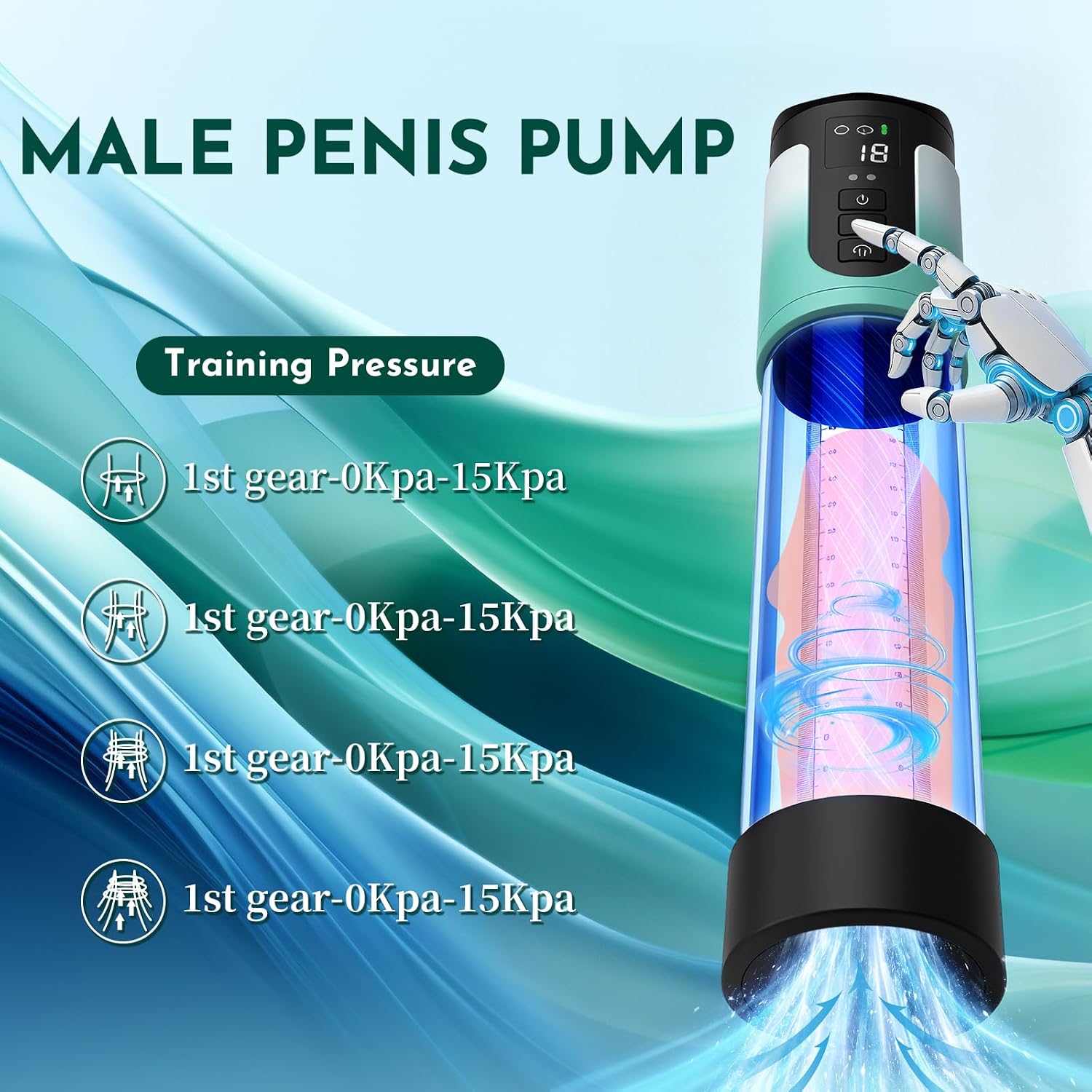 Electric Male Penis Pump, Sex Toys Pumps Enlargers,Dick Pump