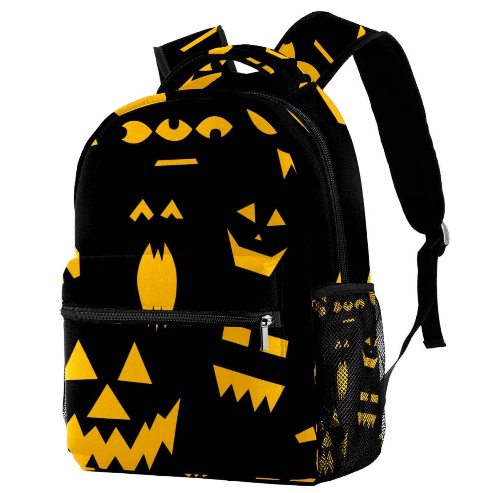 Sac à dos d'école voyage décontracté Halloween multicolore pour ado - 7