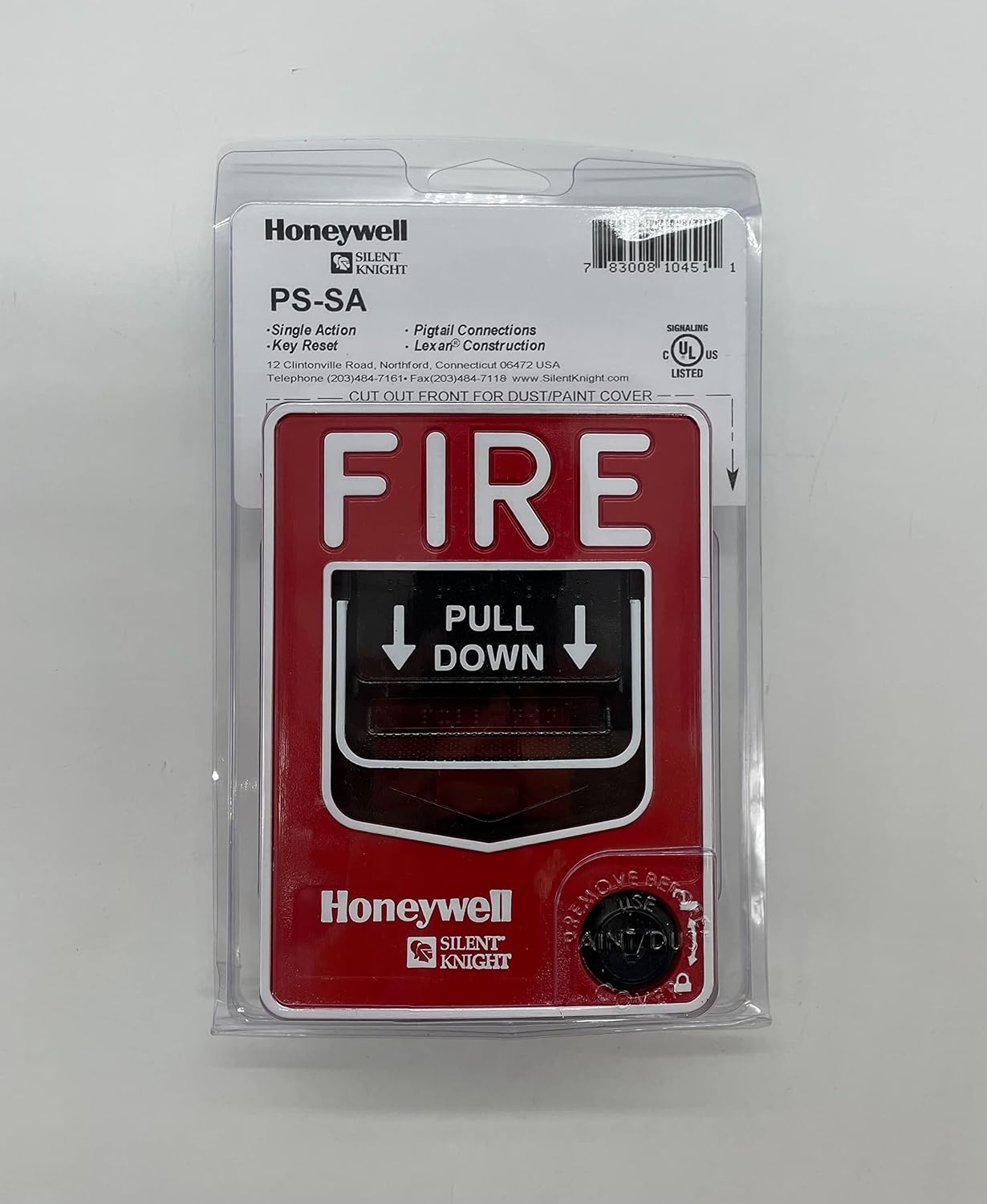 SILENT KNIGHT PS-SA - Pull Station, Key Reset