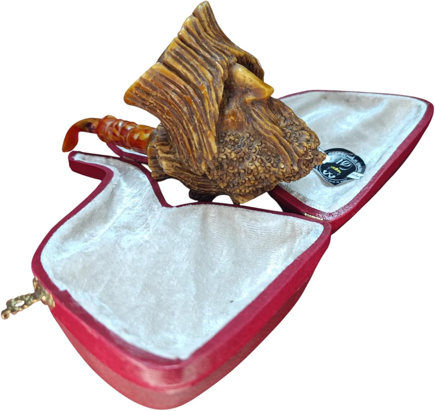 Block Meerschaum Tree Man Pipe