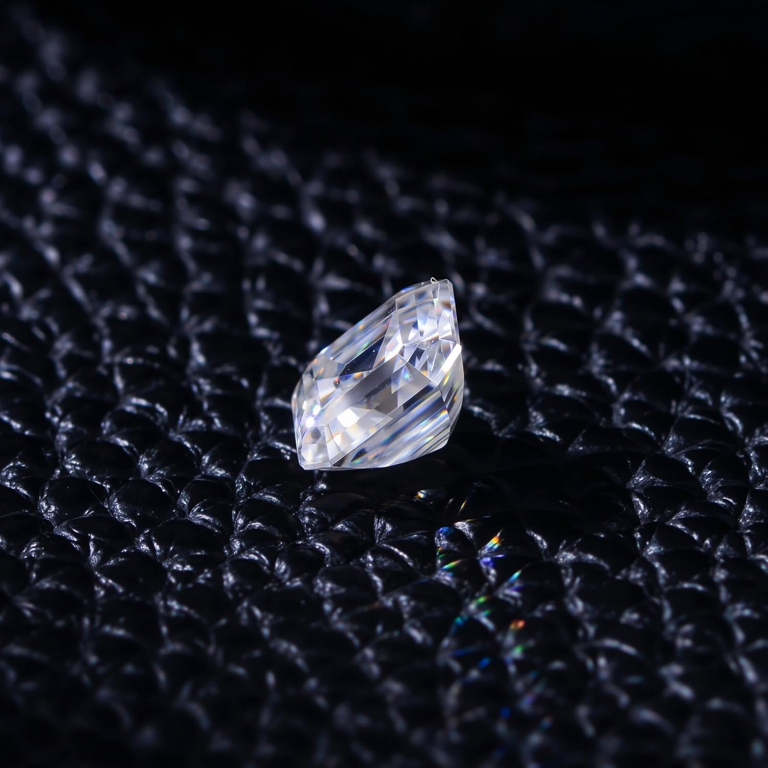 1-5 Carats Moissanite Loose Stone Lab Grown Synthetic Diamond Loose D Color Round/Oval/Heart/Princess/Cushion/Asscher/Pear/Marquise/Radiant/Emerald Cut Moissanite Loose Gem Stones for Ring Pendant Jewelry Making Gift