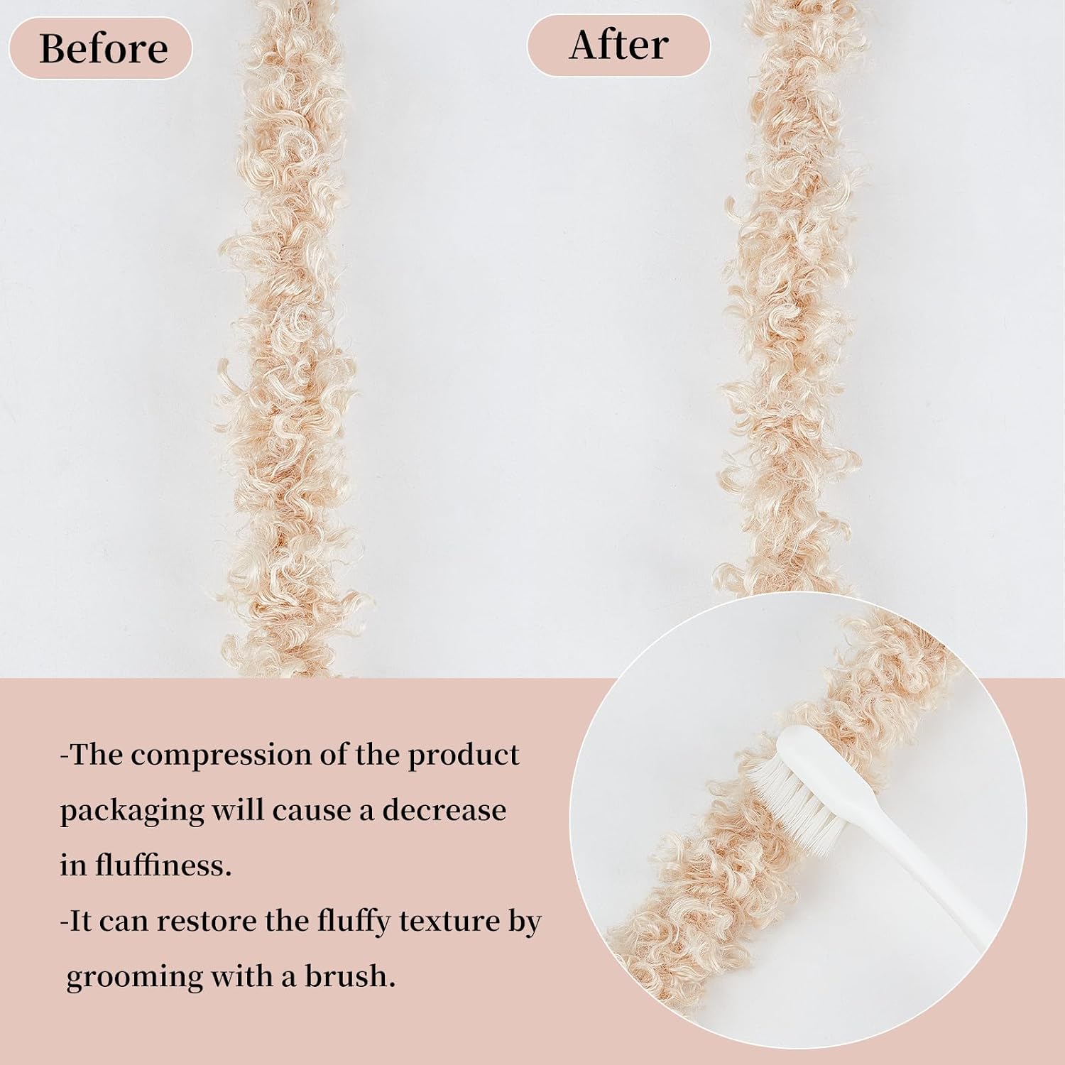 NICENEEDED 10Pcs Fuzzy Pipe Cleaners, 0.79 x 39.37 Inch Extra Thick Jumbo Fur Material Pipe Cleaners Craft Supplies Fluffy Pipe Cleaners Kit, Chenille Stems Cleaner for DIY Decorative