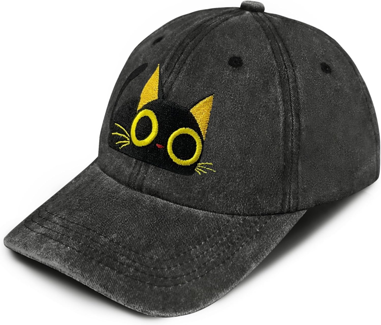 Embroidered Baseball Cap Vintage Washed Cotton Hat for Men Women - Image 2