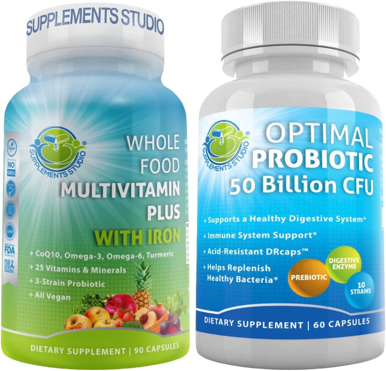 Healthy Gut Bundle Acidophilus Probiotic Vegan