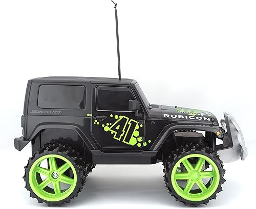 Miniatura 13 de Maisto Tech R/C 1:16 Escala 2.4 GHz Off-Road Jeep Wrangler Rubicon, Negro