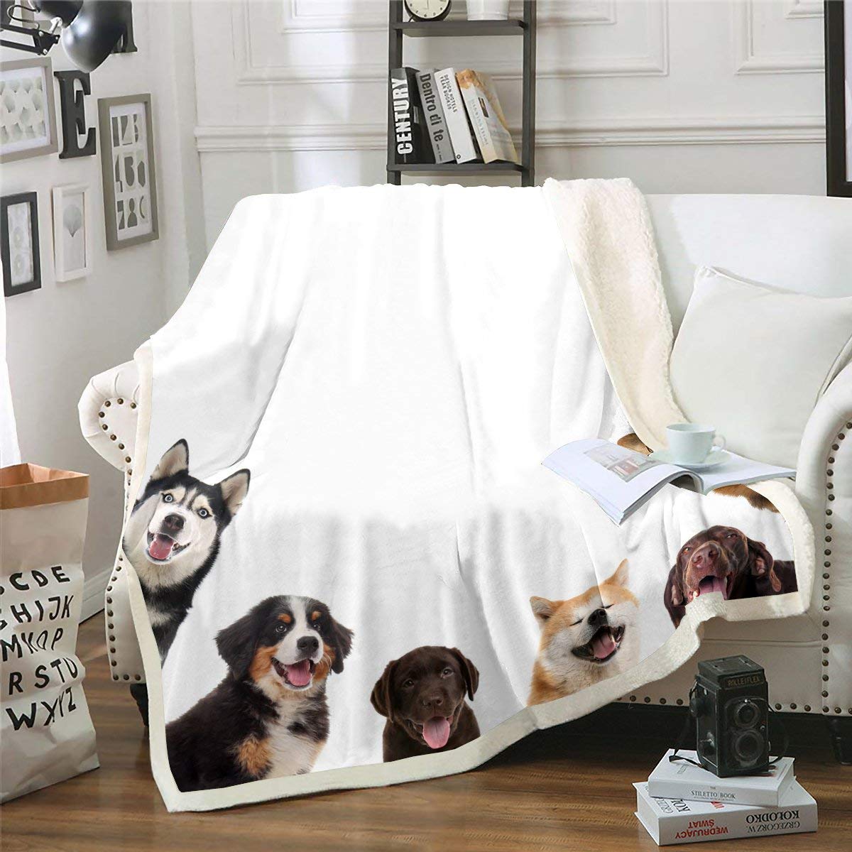Coperta In Pile Con Balena 3D – Morbida, Gigante 200x220 Cm, Perfetta Per Letto E Divano