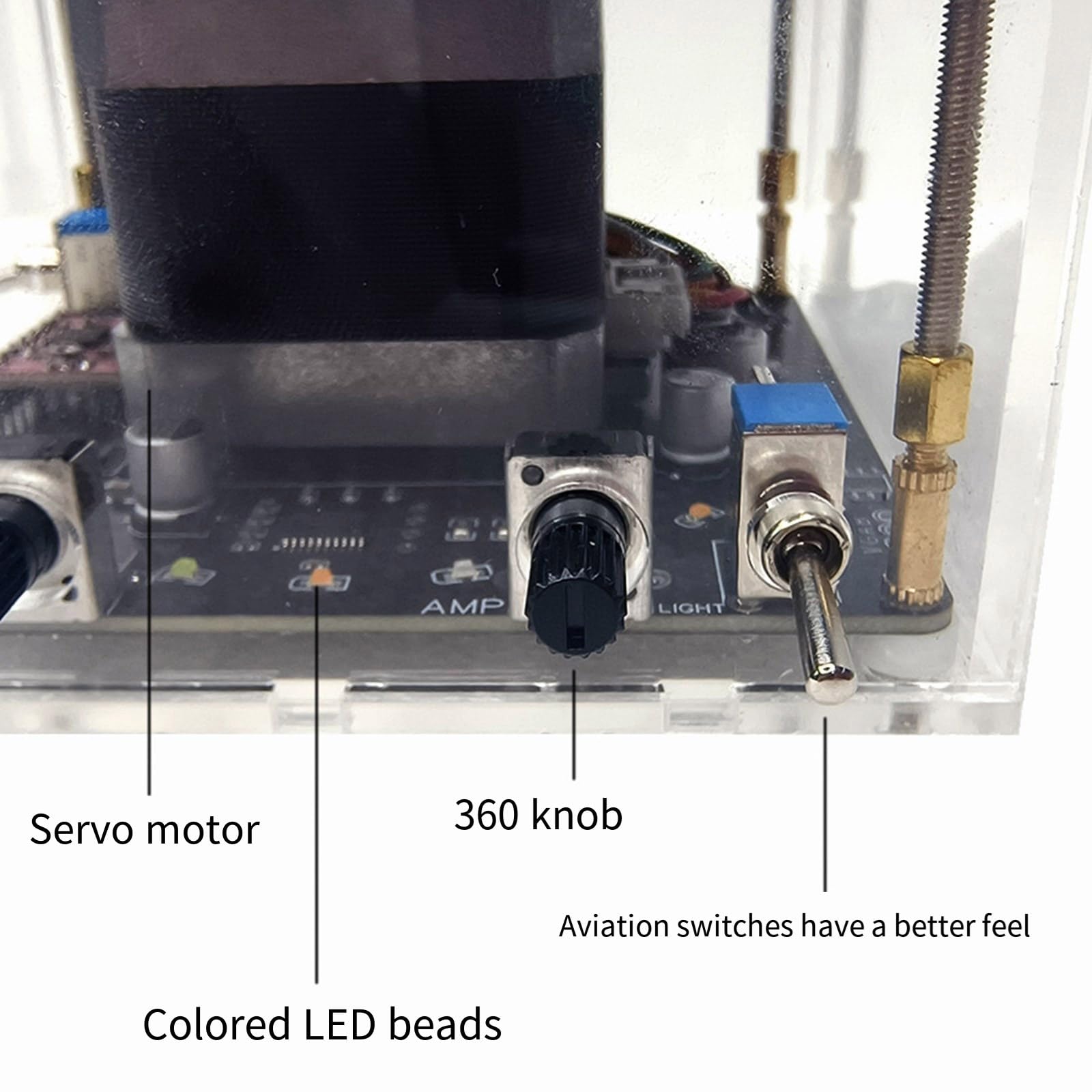 Activadores de energía de automatización con motor, rotación de 360 grados, ondas electromagnéticas, mejora de oscilación, cuerpo de disco, kit de oscilación científica