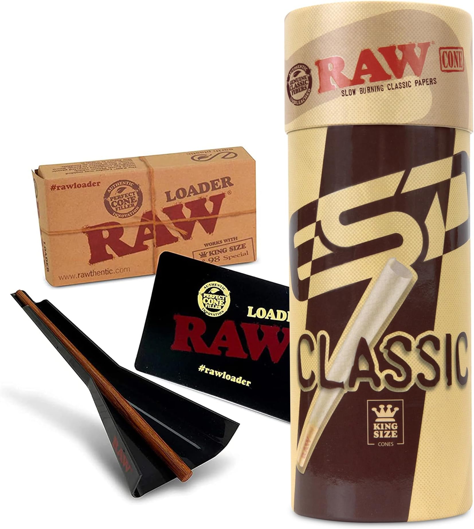 Cones Pre Rolled 1-1/4 Size 50 Pack Classic Convenience Bundle - Simple and Effective for Packing Cones