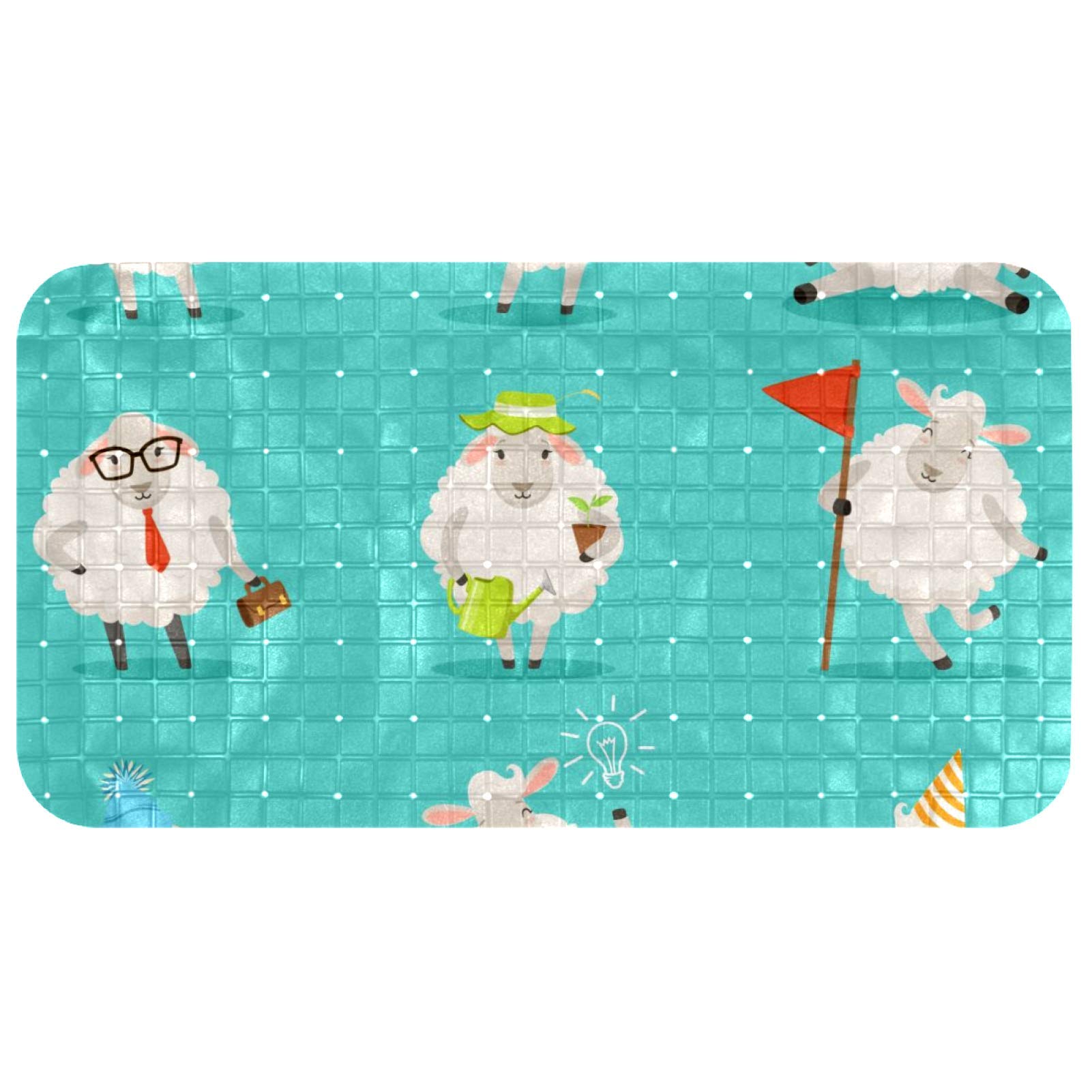 Tapis de bain antidérapant enfants et bébés 68x37 cm Bennigiry