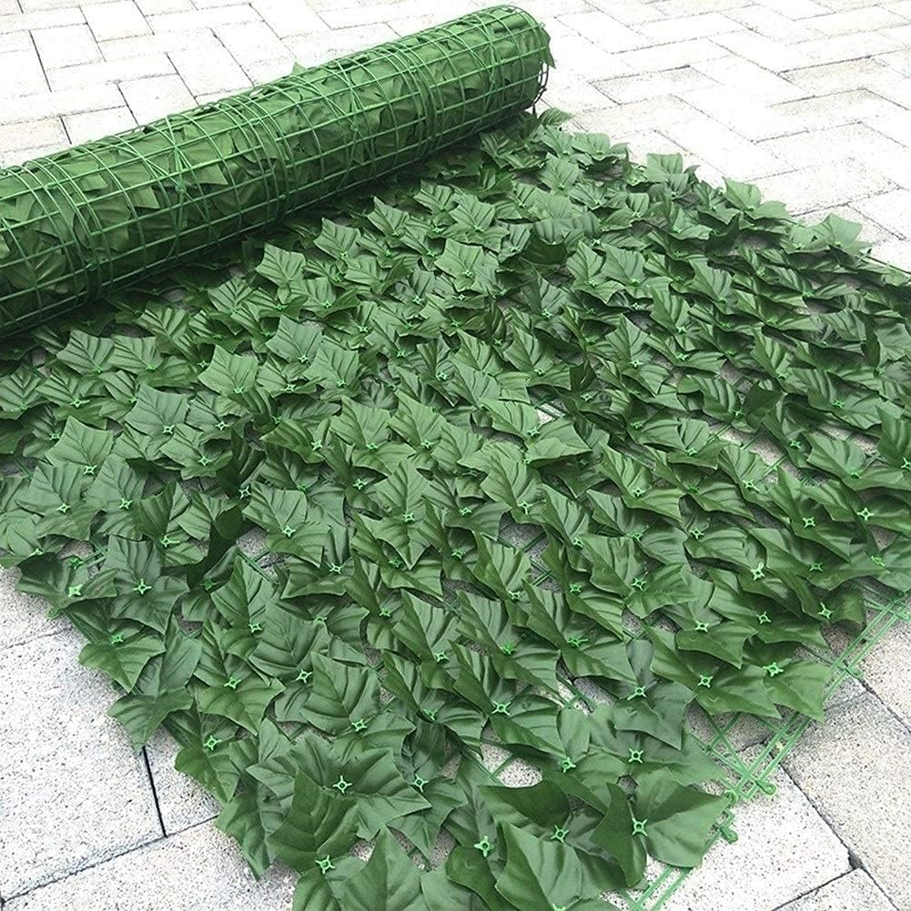 グリーンフェンス Green Leaf Hedge Privacy Protection 屋内屋外装飾プライバシー画面の外観ガーデン