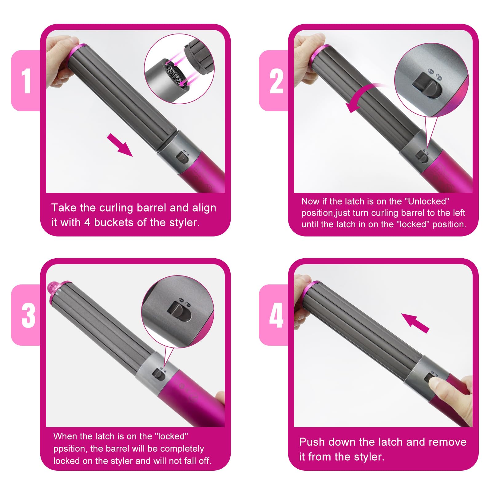 ダイソンアタッチメント10エアラップ ヘアドライヤー HS01 アタッチメント完備》 ダイソン エアラップ Dyson HS01