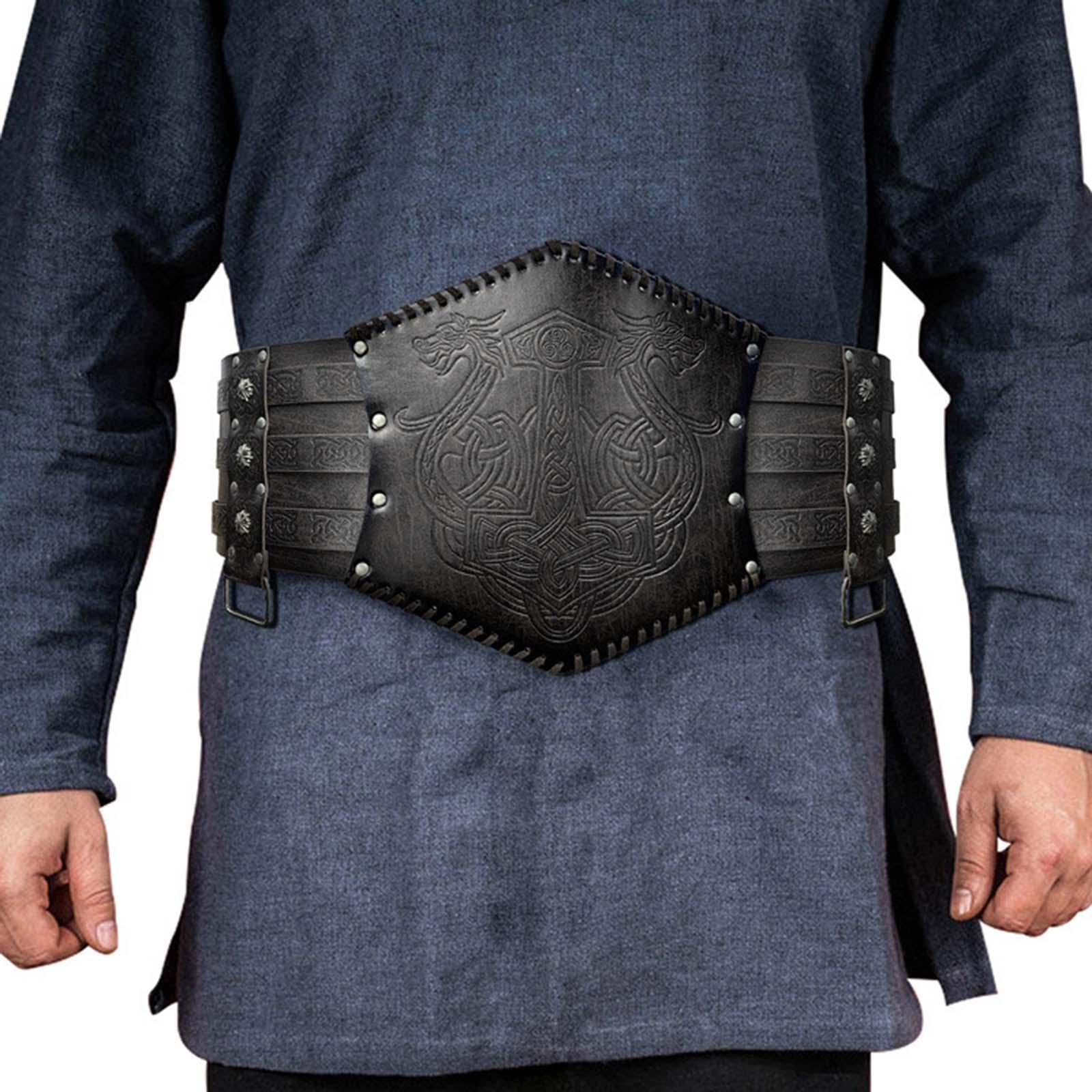 Cinturón Hebilla Metálica, Cinturón Ajustable de Cuero Sintético PU Resistente Y Suave para Disfraces de Pascua, Cumpleaños Y Actuac