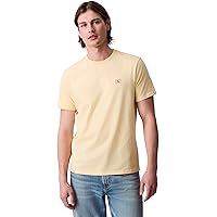 Calvin Klein Uomo T-Shirt Maniche Corte Badge Jersey Classic Tee in Cotone