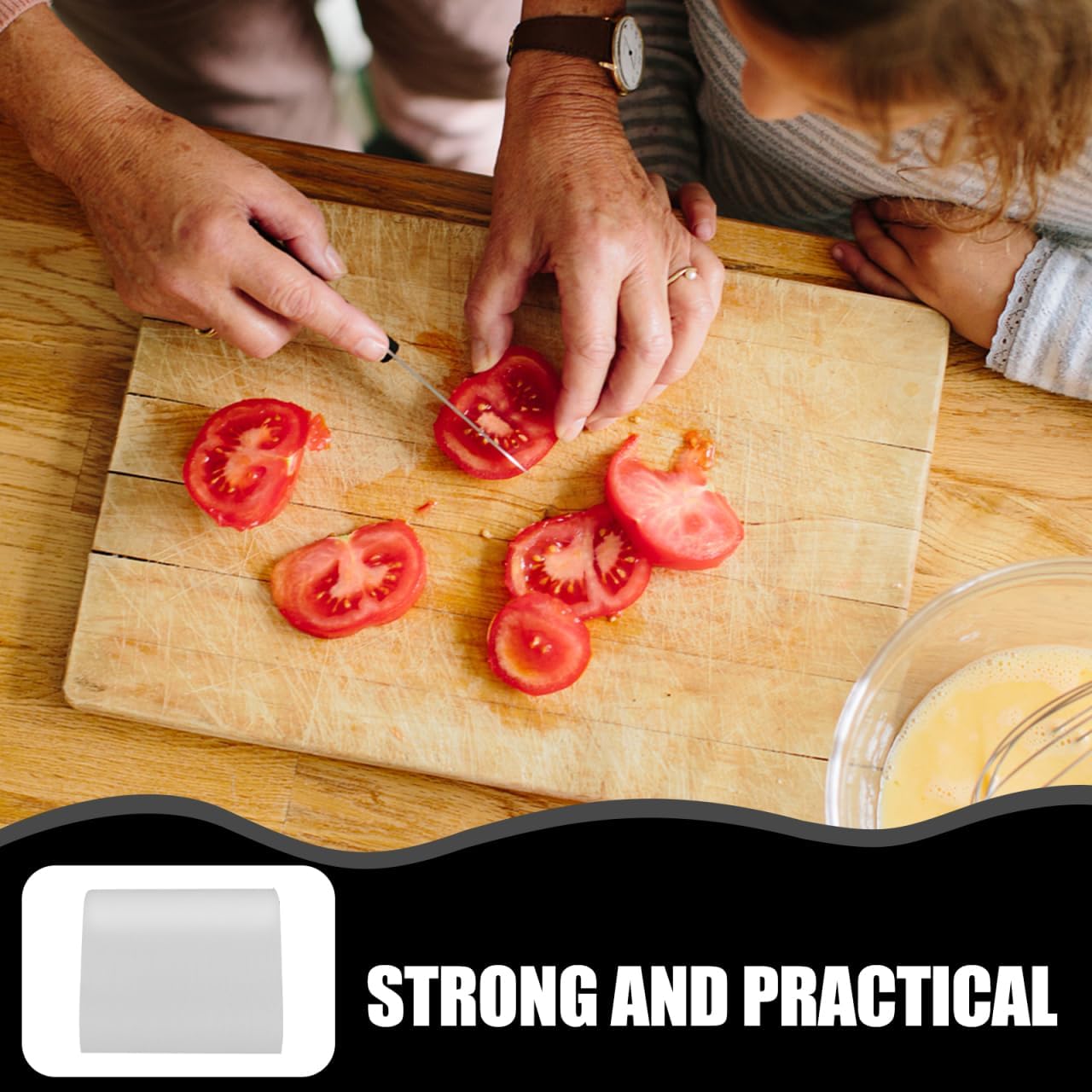 Disposable Cutting Board Mats Roll, 100ft Food Prep