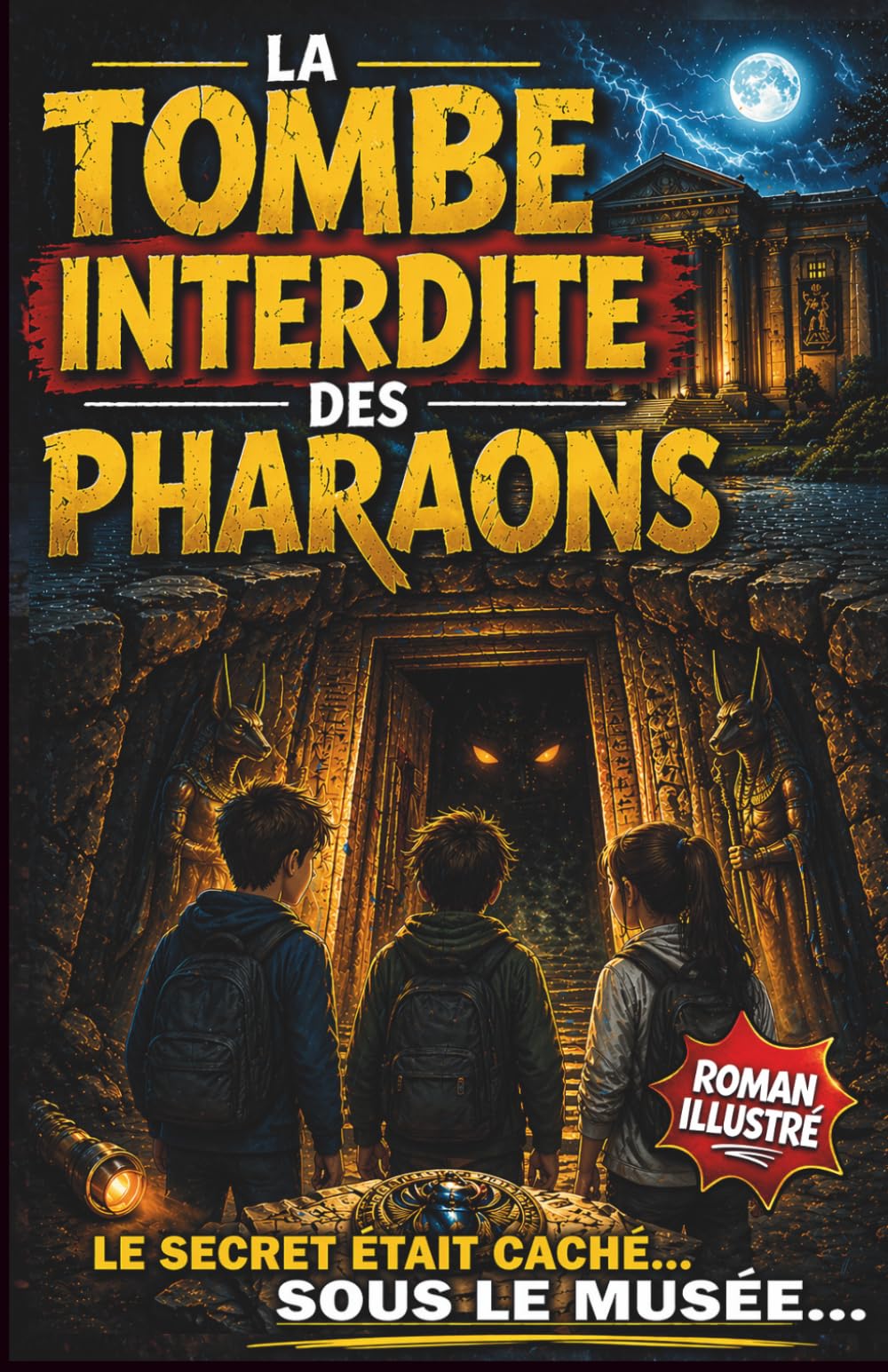 La Tombe Interdite des Pharaons, Le secret était caché sous le musée: Un roman illustré d’aventure au cœur des mystères de l’Égypte ancienne, entre ... ! Livre pour garçons et filles de 8 à 12 ans.