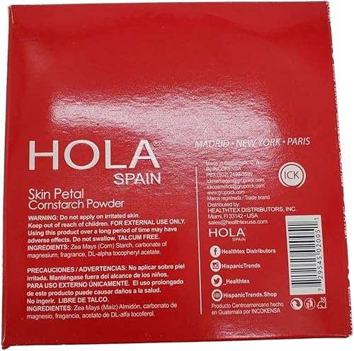 Miniatura 4 de Hola España Skin Petal Body Talc Polvo y Puff 4 oz.
