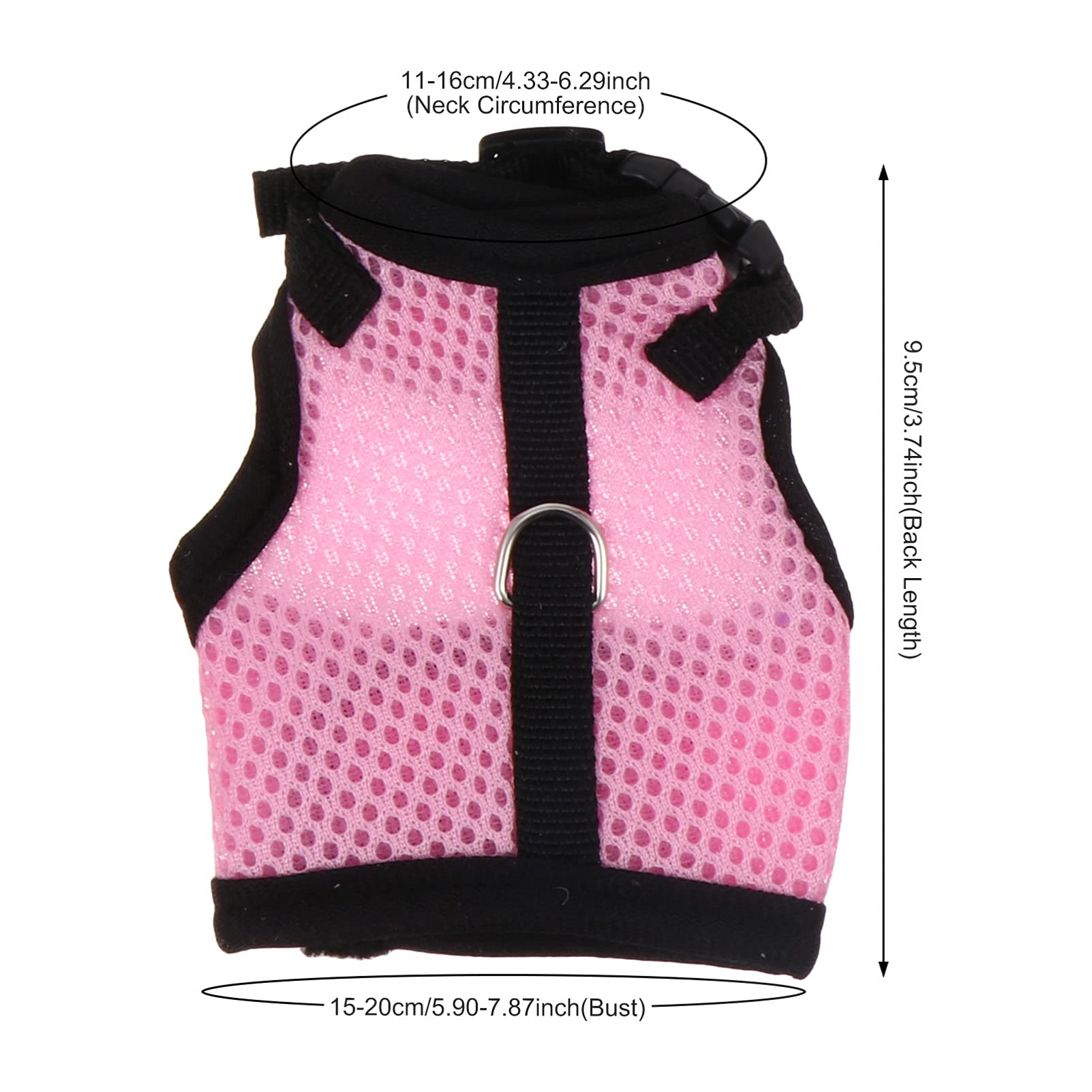 12 Pz gilet da coniglio accessori per furetti imbracatura di ghinea canotta criceto guinzaglio di coniglio guinzaglio per conigli cintura capi di abbigliamento corda di