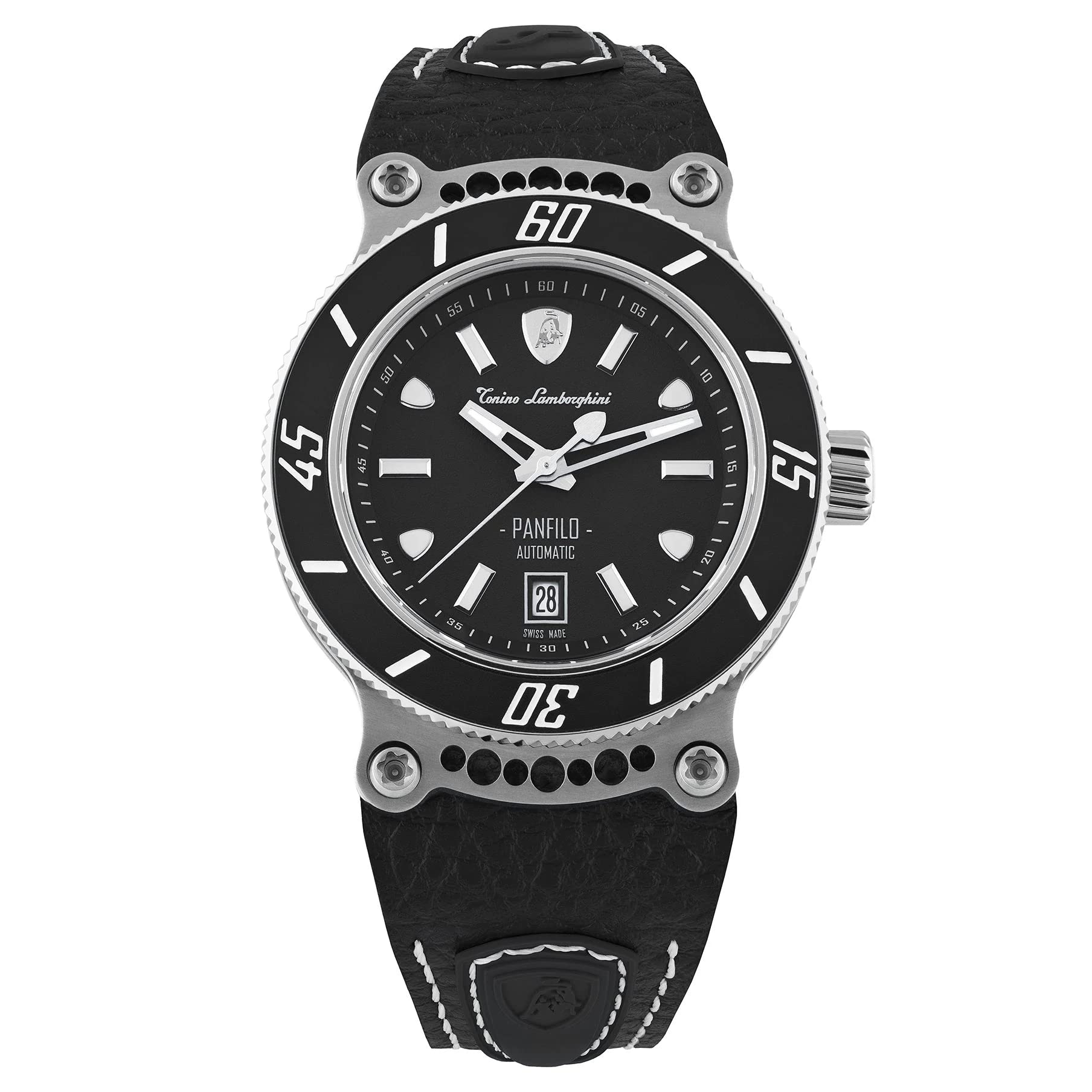 Tonino Lamborghini Panfilo Automatic Watch Black TLF-T03-1