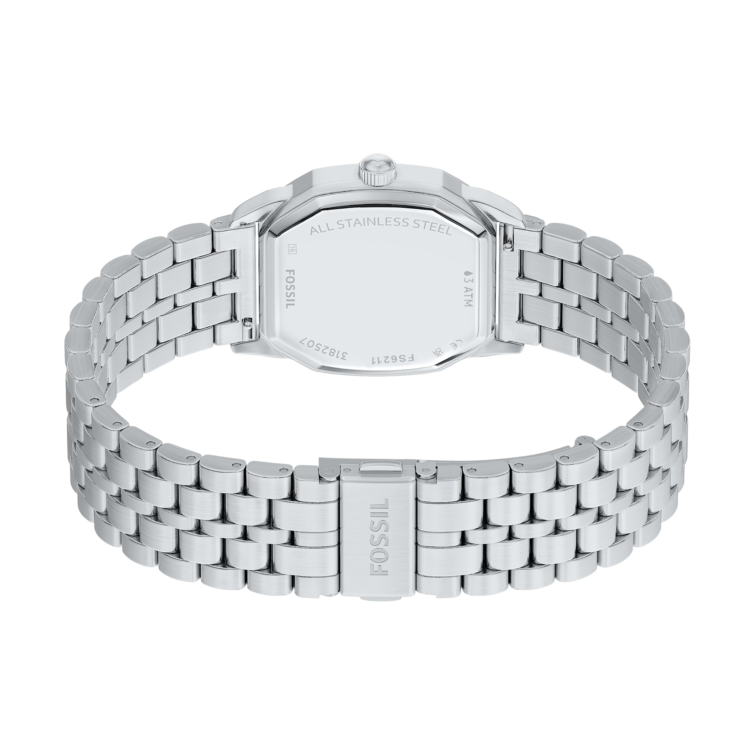 Fossil Orologio Harlow a tre lancette in acciaio inossidabile da uomo