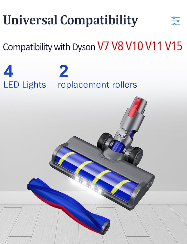 新品　ダイソンの V7 V8 V10 V11 互換性モーターヘッドアタッチメント Amazon.co.jp: モーターヘッド掃除機アタッチメント ダイソン V7