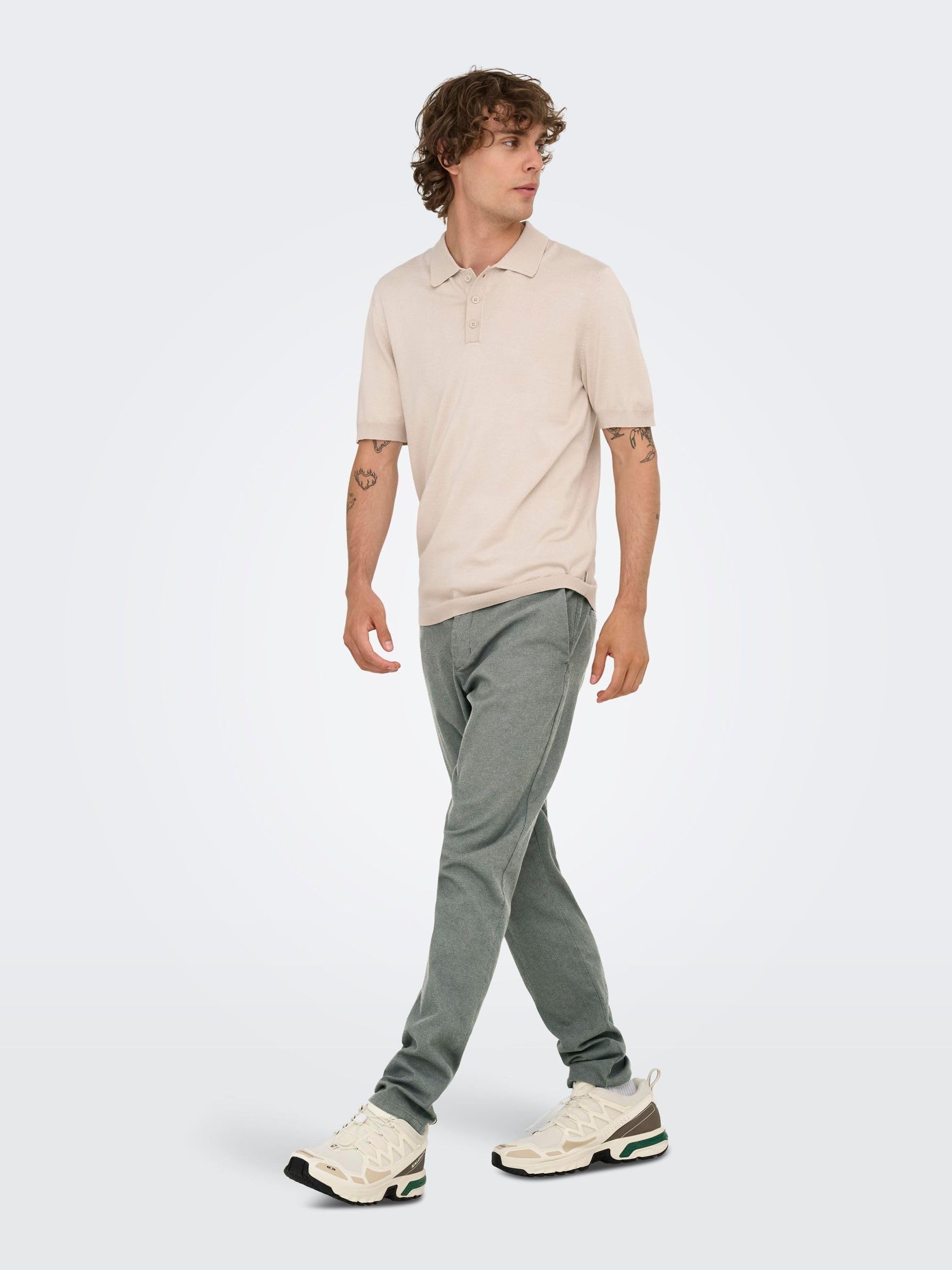 Only & Sons ONSMARK PETE Slim Dobby 0058 Pant NOOS – Bild 5