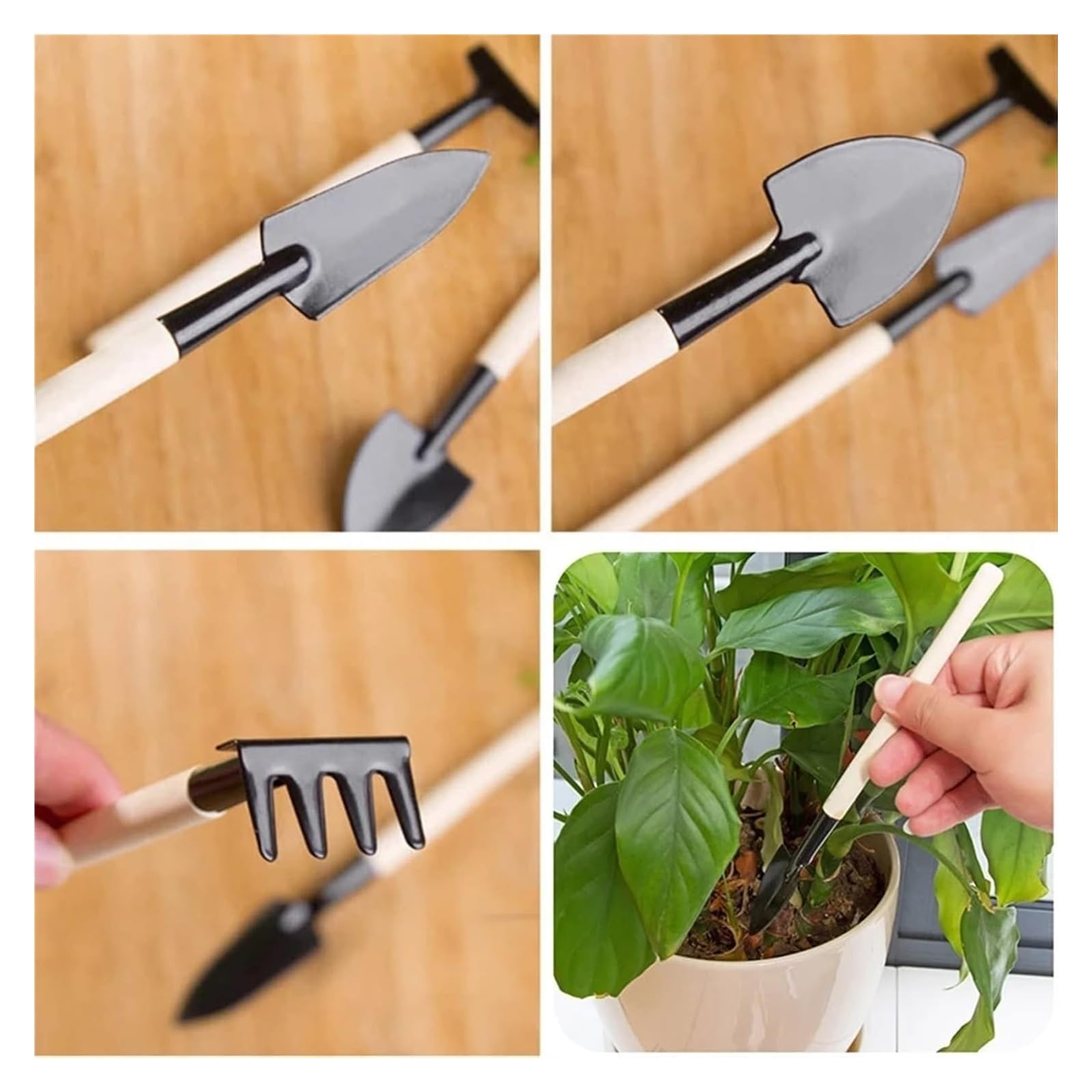 Set 3 Attrezzi Giardinaggio Bambini Moses - Paletta, Vanga E Rastrello Colorati - Foto 9