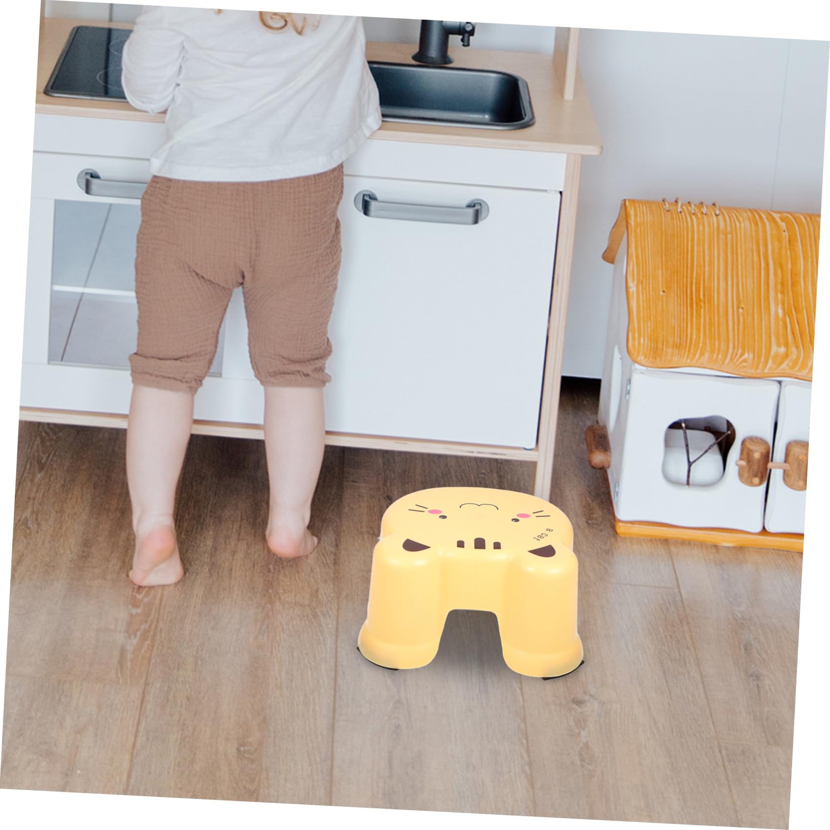 PRETYZOOM 3piezas De Plástico Antideslizante para Escalón Seguro y Divertido para Baño y para Zapatos y Cocina