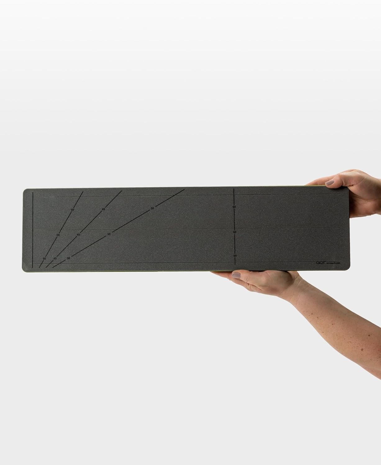 AccuQuilt GO! Strip Cutter-2 1/2" (2" Finished) Fabric Cutting Die with 2 strips. Compatible with the AccuQuilt GO! Baby and GO! Me Fabric Cutting Machines