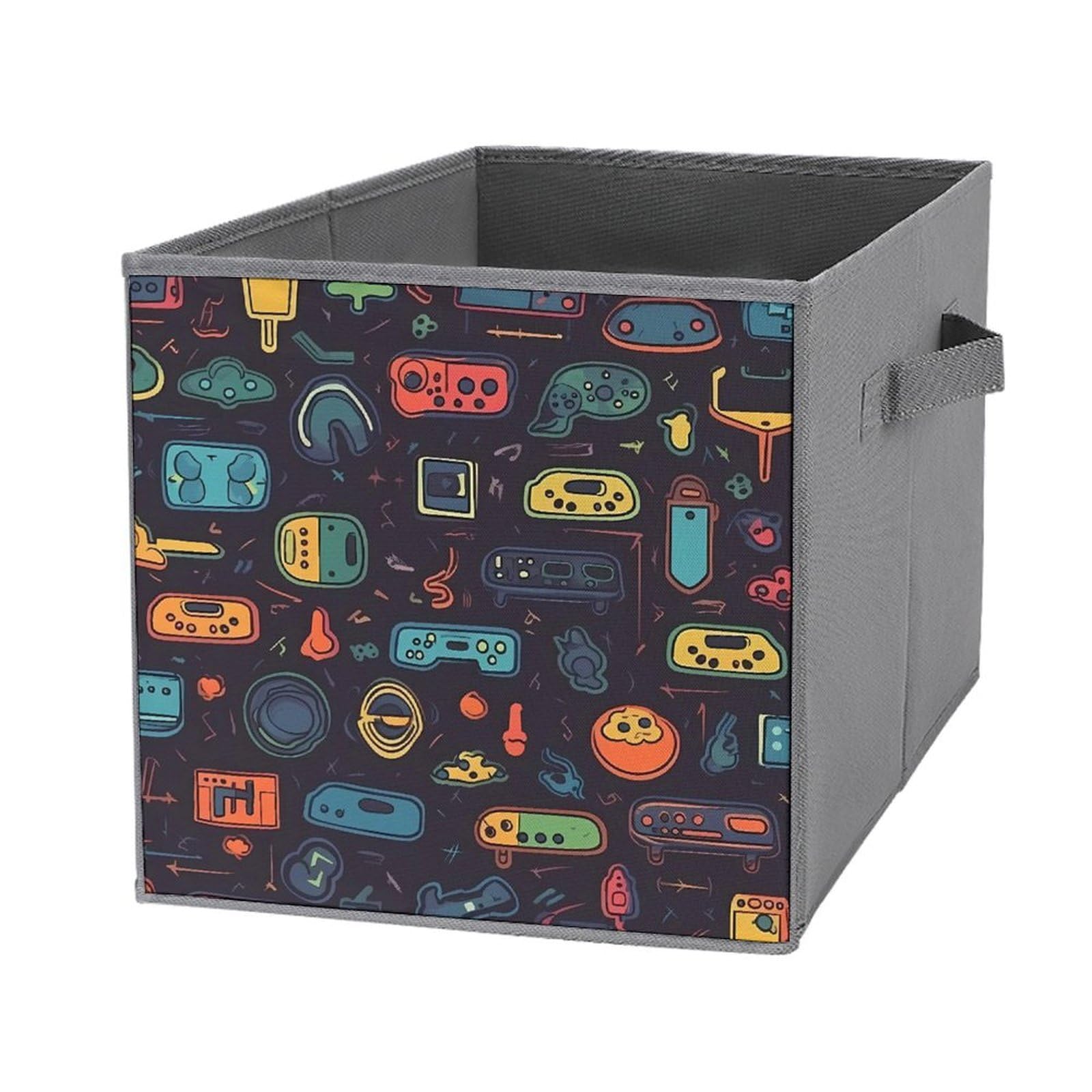Cubes de rangement pliables à poignée renforcée pour organiser les vêtements