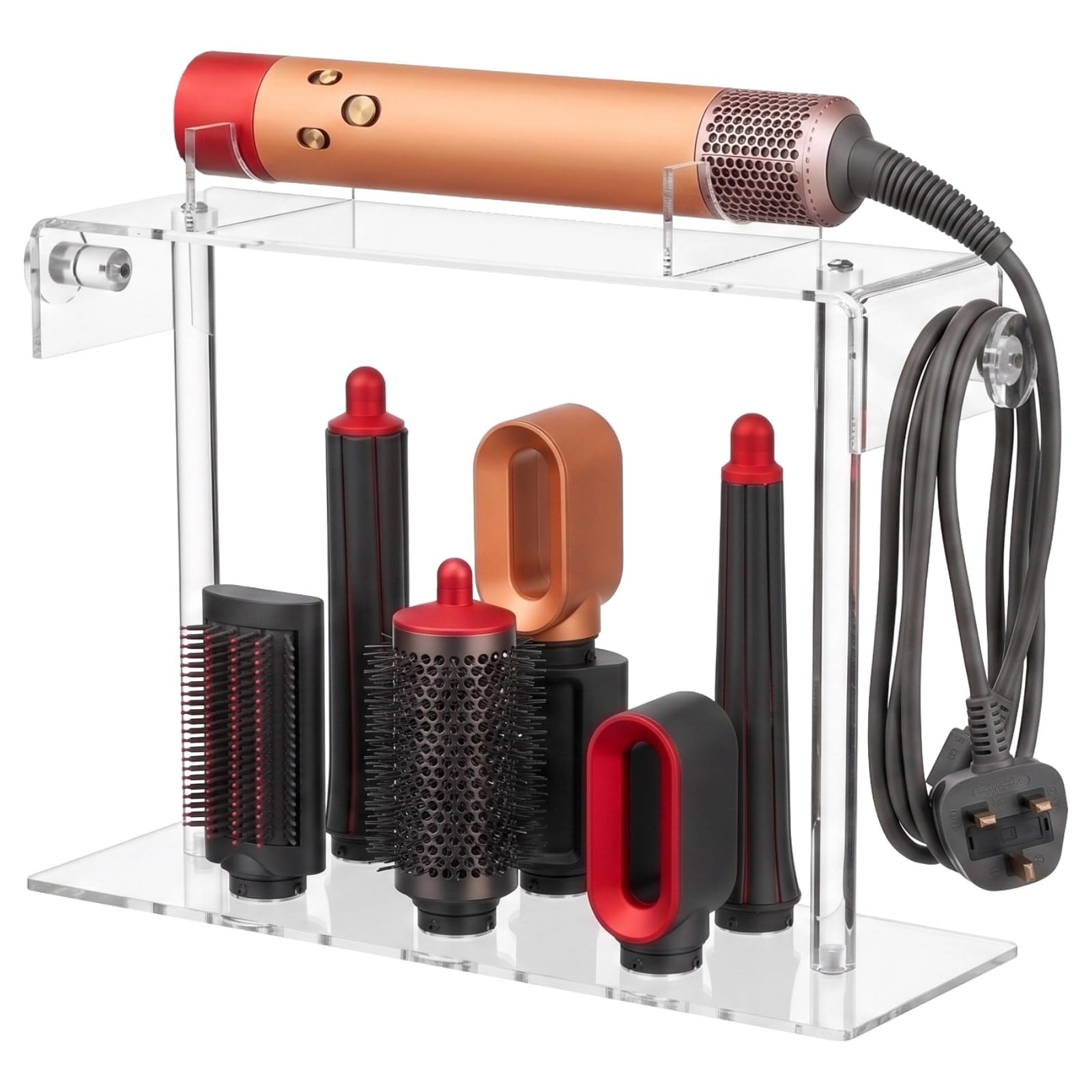 Photo 1 of KLYGOBSR Acrylic Hair Tool Storage Rack